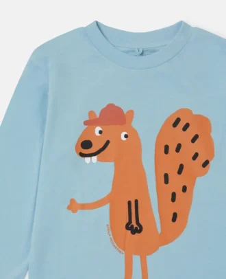 Langarmshirt mit Eichhörnchen-Grafik
