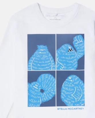 Langarmshirt mit Monster-Grafik