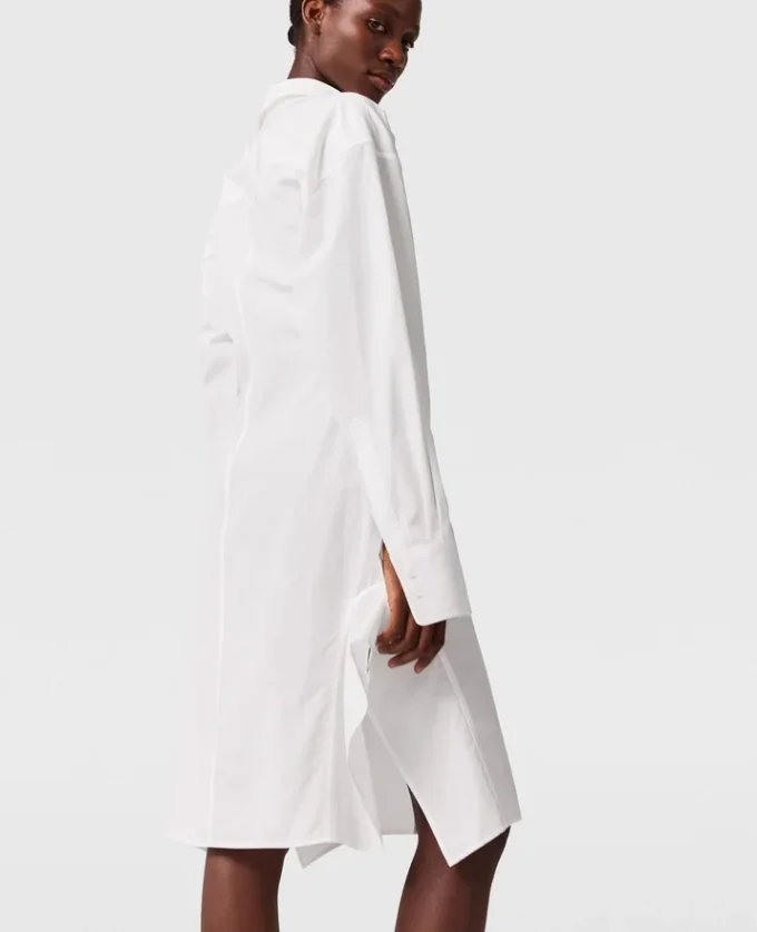 Langärmeliges Hemdkleid