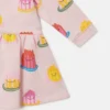 Langärmliges Kleid mit Jelly-Print