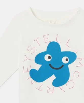 Langärmliges Oberteil mit Stern-Grafik