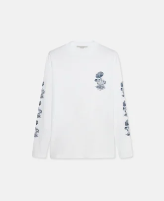 Langärmliges Pilz-T-Shirt