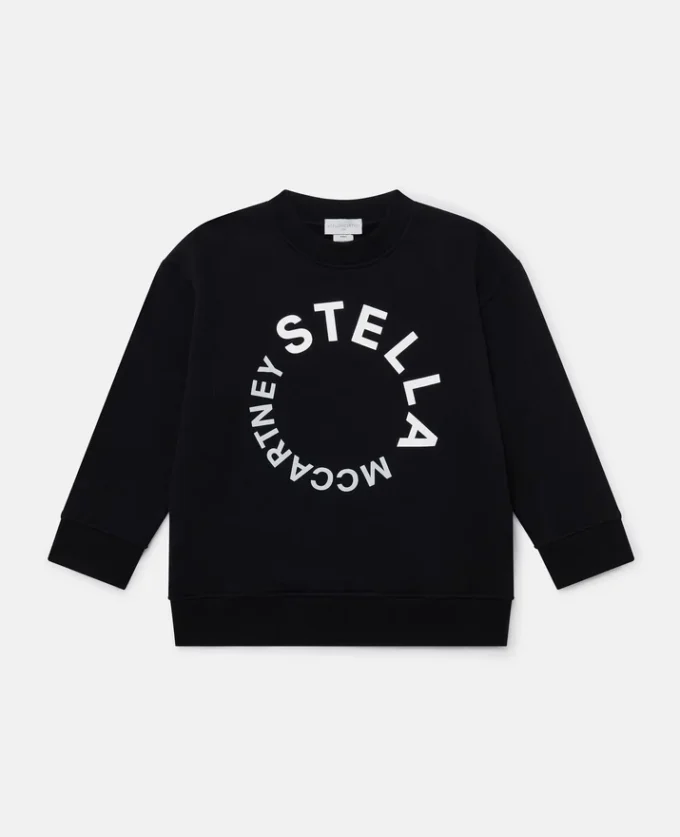 Langärmliges Sweatshirt mit Logo-Grafik
