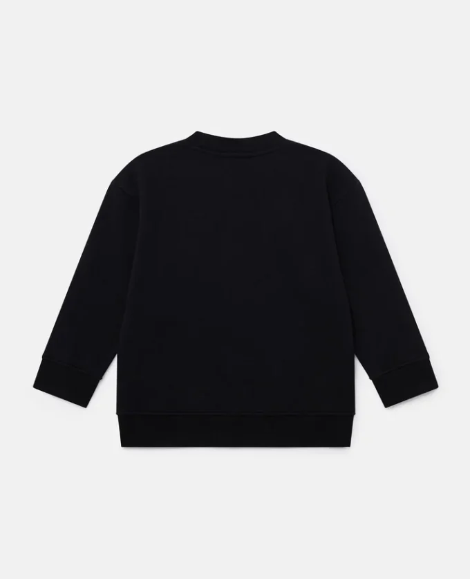 Langärmliges Sweatshirt mit Logo-Grafik