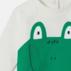 Langärmliges T-Shirt mit Frosch-Grafik