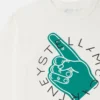 Langärmliges T-Shirt mit Logo-Varsity-Grafik