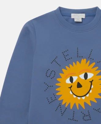 Langärmliges T-Shirt mit Sonnengesicht