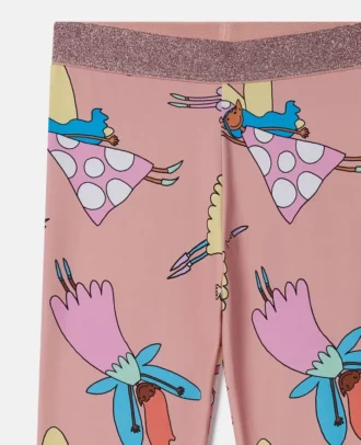 Leggings mit Elastizität und Feen-Print