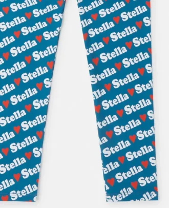 Leggings mit Moniker-Print