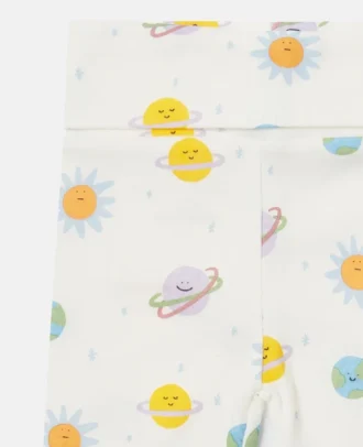 Leggings mit Planetenprint