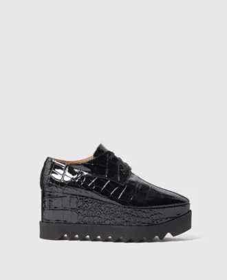 Limitierte Auflage Elyse Crocodile Plateauschuhe