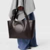 Logo Belt Crossbody Tote Bag