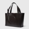 Logo Belt Crossbody Tote Bag
