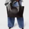 Logo Belt Crossbody Tote Bag