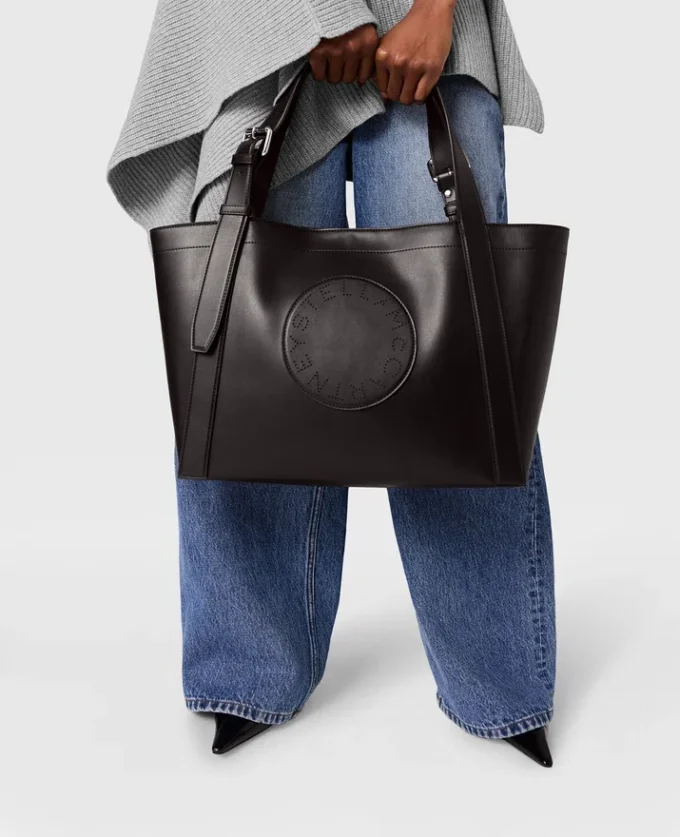 Logo Belt Crossbody Tote Bag