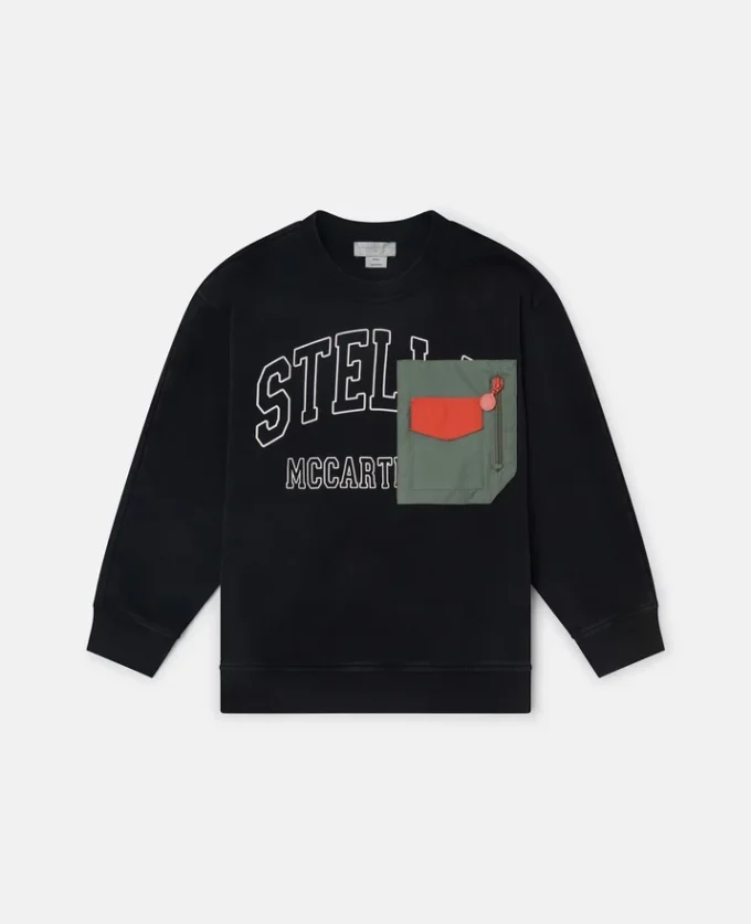 Logo-Grafik-Sweatshirt mit Rundhalsausschnitt