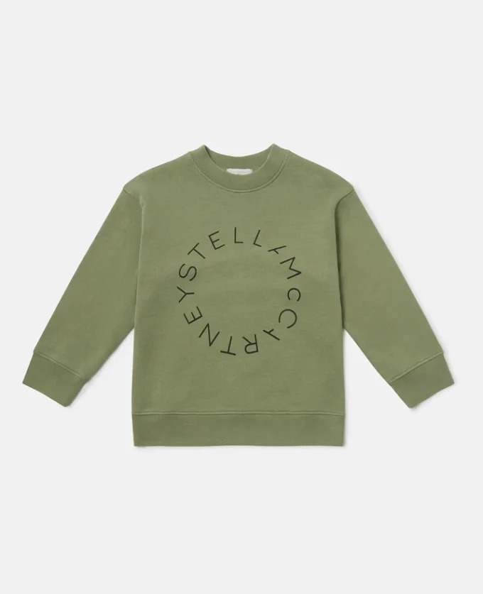 Logo-Grafik-Sweatshirt mit Rundhalsausschnitt