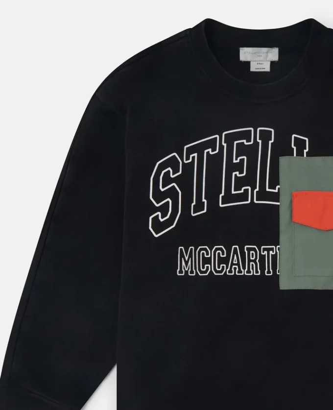 Logo-Grafik-Sweatshirt mit Rundhalsausschnitt