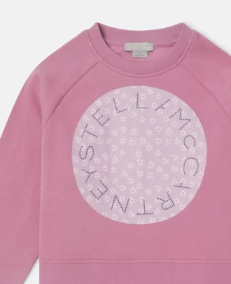 Logo-Grafik-Sweatshirt mit Rundhalsausschnitt
