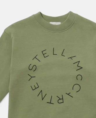 Logo-Grafik-Sweatshirt mit Rundhalsausschnitt