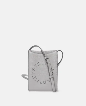 Logo Grainy Alter Mat Crossbody-Handytasche