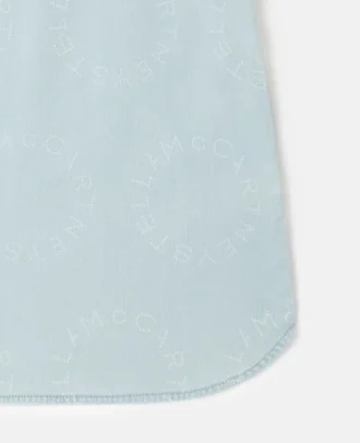 Logo-Jeanskleid