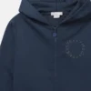 Logo-Kapuzenpullover mit Reißverschluss