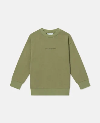 Logo-Sweatshirt mit Rundhalsausschnitt