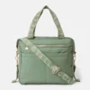 Logo Tape Changing Tote Bag