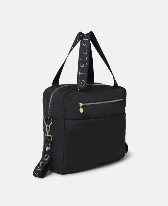 Logo Tape Changing Tote Bag