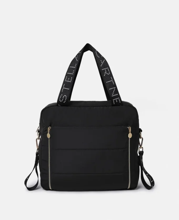 Logo Tape Changing Tote Bag