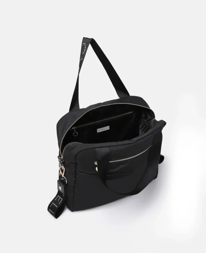 Logo Tape Changing Tote Bag