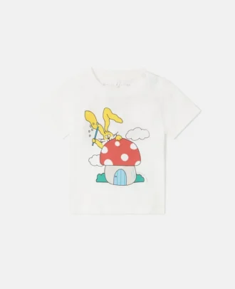 Magicians Bunny Graphic Rundhals-T-Shirt