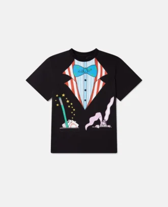 Magicians Bunny Graphic Rundhals-T-Shirt