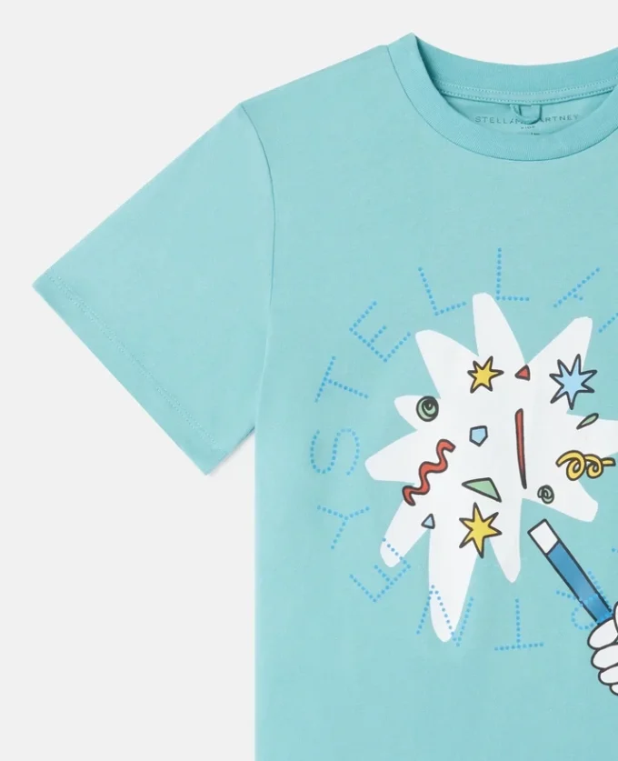 Magicians Bunny Graphic Rundhals-T-Shirt