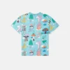 Magicians Bunny Print Crewneck T-Shirt