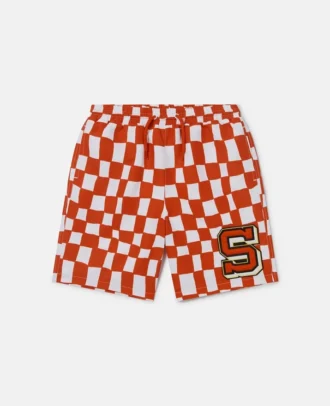 Marken-Initialen-Check-Badeshorts