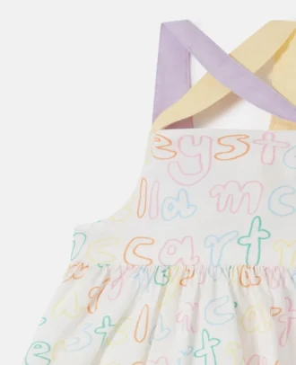 Marken-Set aus bedrucktem Kleid und Bloomers