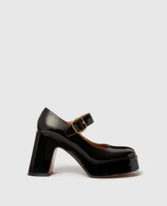 Mary Janes mit Lackabsatz