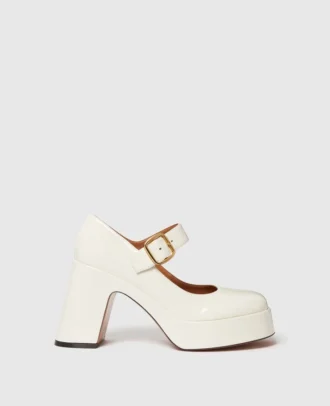 Mary Janes mit Lackabsatz