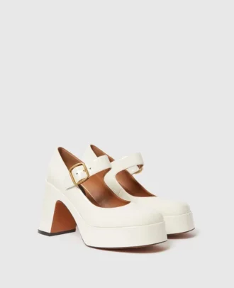 Mary Janes mit Lackabsatz