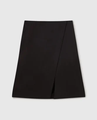 Maßgeschneiderter Midirock aus Satin