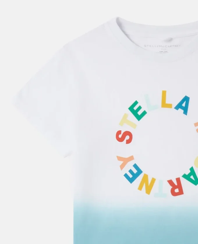 Medallion Logo Ombré T-Shirt