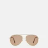 Metall-Pilotenbrille