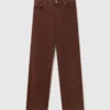 Mid-Rise-Jeans mit weitem Bein