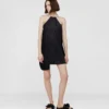Mini-Kleid mit Diamant-Choker