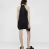 Mini-Kleid mit Diamant-Choker