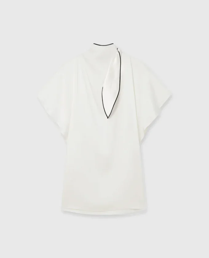 Minikleid mit Krawattenkragen