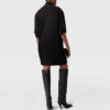 Minikleid mit Krawattenkragen
