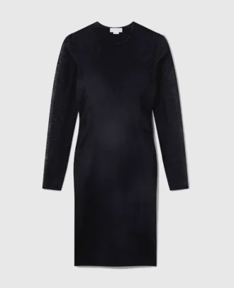 Miracle Langarmkleid aus kompaktem Strick